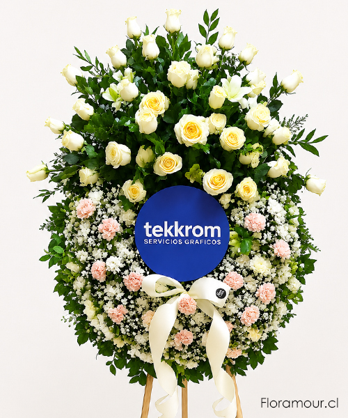 Gran Ofrenda destacada para homenajes y ceremonias f&uacute;nebres Personalice colorido y dise&ntilde;o al +56998705440